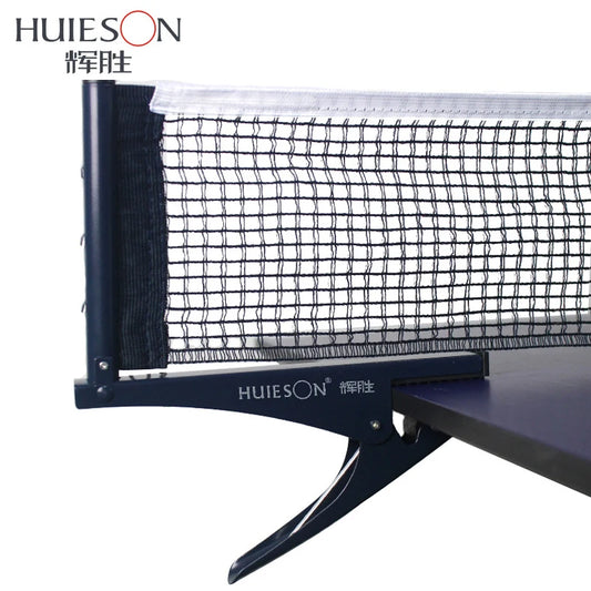 Huieson Standard Clip-on/screw Type Table Tennis Mesh Net Professional Ping Pong Table Net Rack Kit Accessories Clamp Types