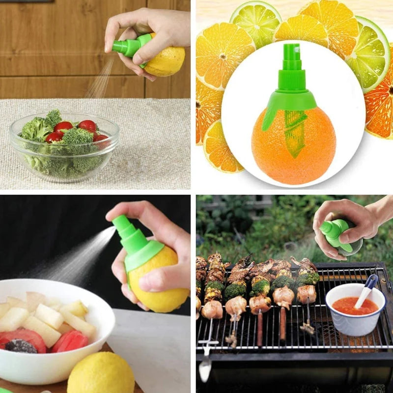 Manual Orange Juice Squeeze Juicer Lemon Spray Mist Orange Fruit Squeezer Sprayer for Salad Fresh Flavor Kitchen Cooking Tools