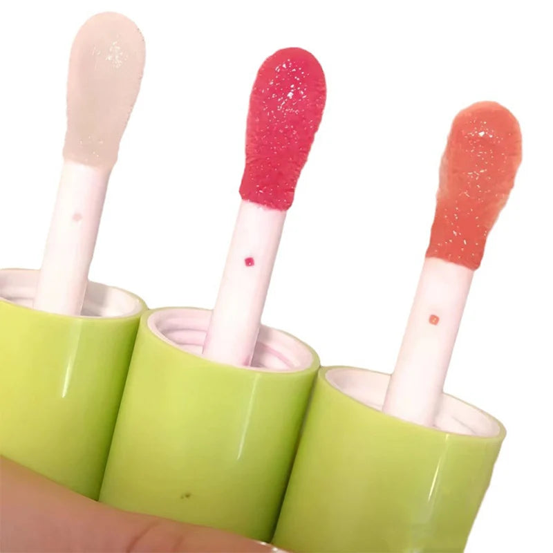 Mirror Lasting Pearl Beep Lip Transparent Lip OilMoisturizing Non-stick Cup Lip Gloss Make Up Lip Glaze  Cosmetics