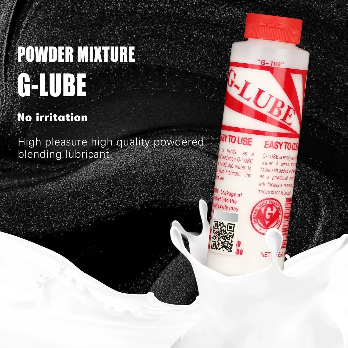 G-lube Lubric Powder Mixes with Water One Bottle Makes 17+ Gallons of Lubricant for  for Pets, 10-Ounce