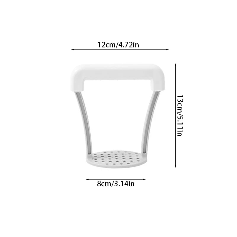 Mashed Potato Press Baby Food Mashed Potato Masher Stainless Steel Kitchen Tools Mashed Potato Press Garlic Press