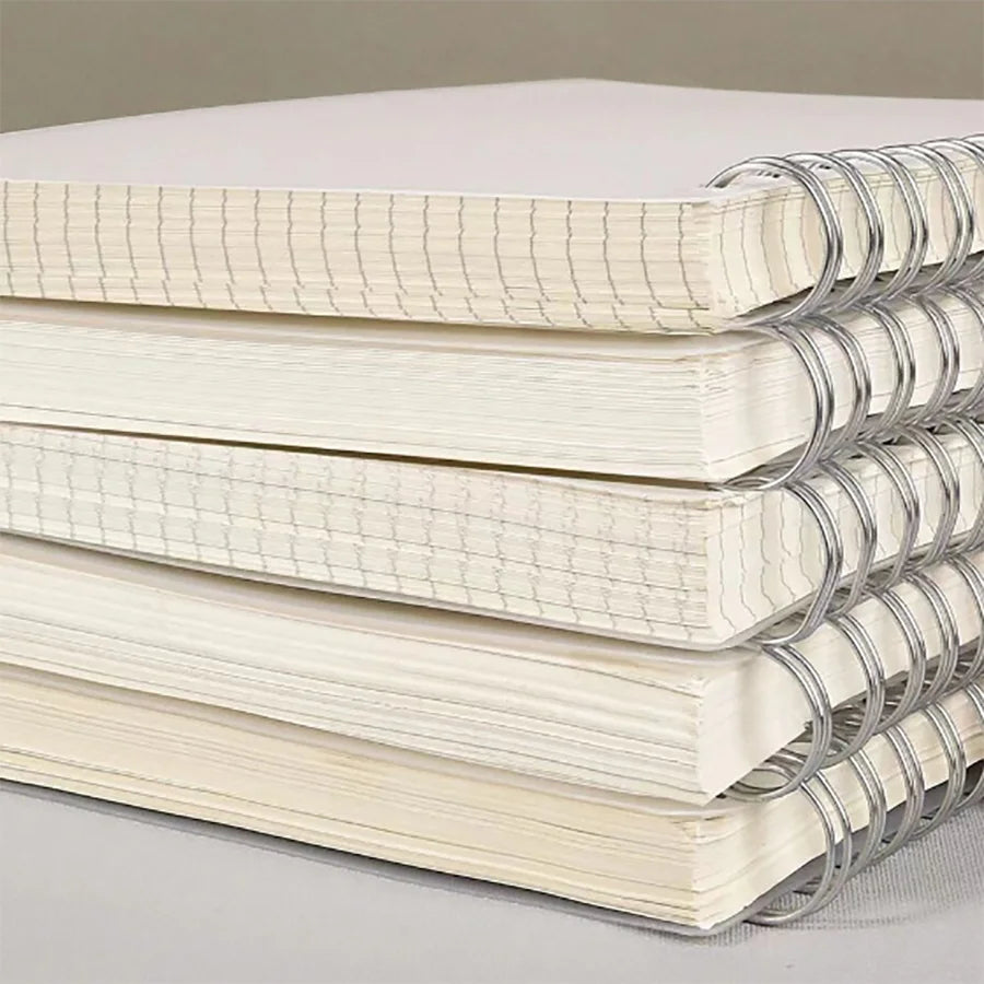 A4 A5 B5 Spiral book coil Notebook 120 Sheets 240 Pages Grid Notebook PP Cover