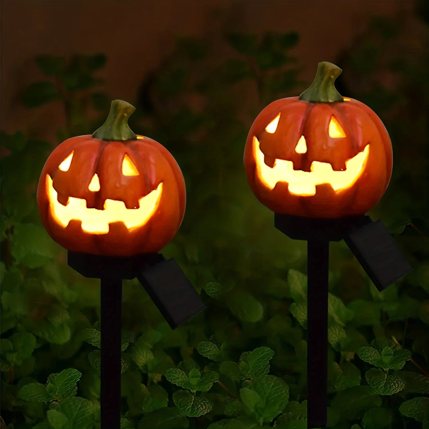 Outdoor Jack-o-lantern Solar Lights Waterproof Halloween Insert in The Ground Yard Decorative Props Atmosphere Decorative Lamp