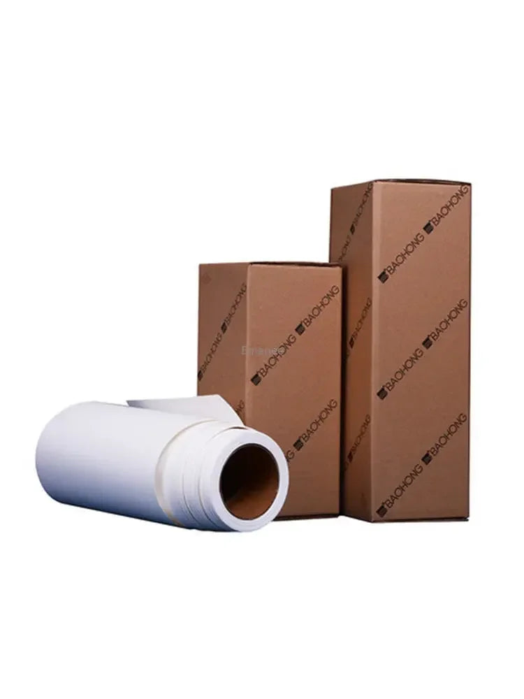 BAOHONG Watercolor Paper Roll 300g Natural White 100% Cotton 10.6/14.6in*394in (27/37cm*10m) Professional Paper Cold Press Rough