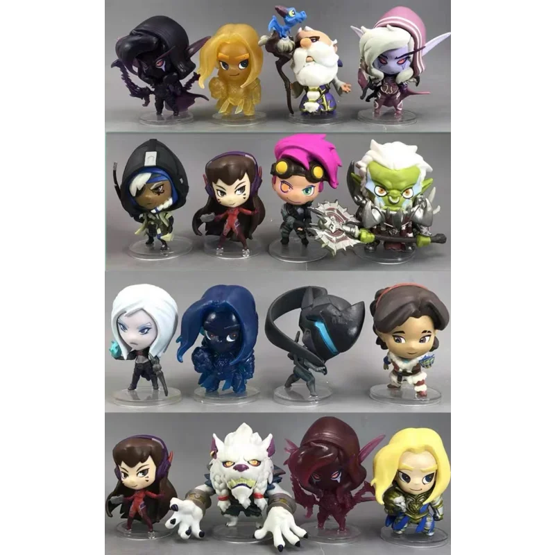 【In Stock】100% Original Overwatch Official Genuine Bulk Anime Figurine Tabletop Ornament Action Figure Model Toy Children's Gift