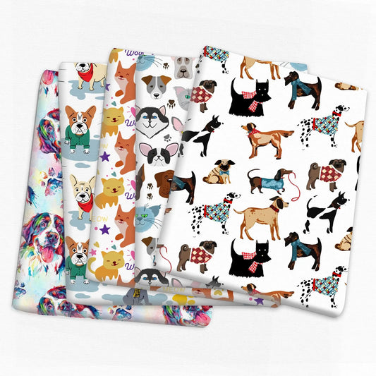 60pc/lot Cartoon Dog Printing Puppy Cat Dog Bandanas Scarf Tie Handkercheif  Pet Accessories Grooming Products  CH21