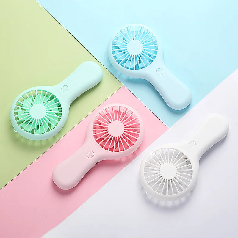 New Eyelash Tool Creative Mini Handheld Small Rechargeable Fan Summer Refreshing Outdoor Gadgets