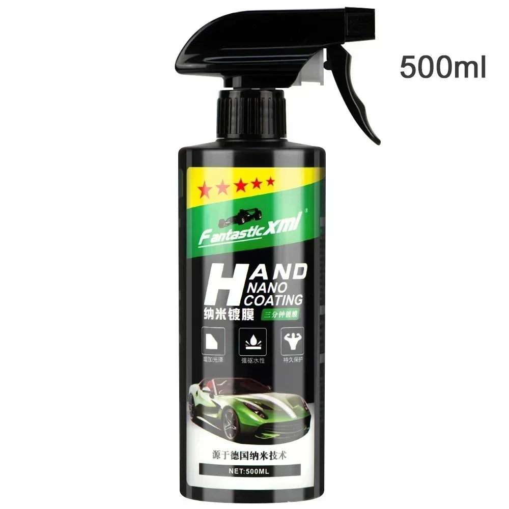 Nano Ceramic 500ml Car Coating Auto Detailing Products Liquid Spray Polish Wax Film Paint Care Protector Kit Accessories