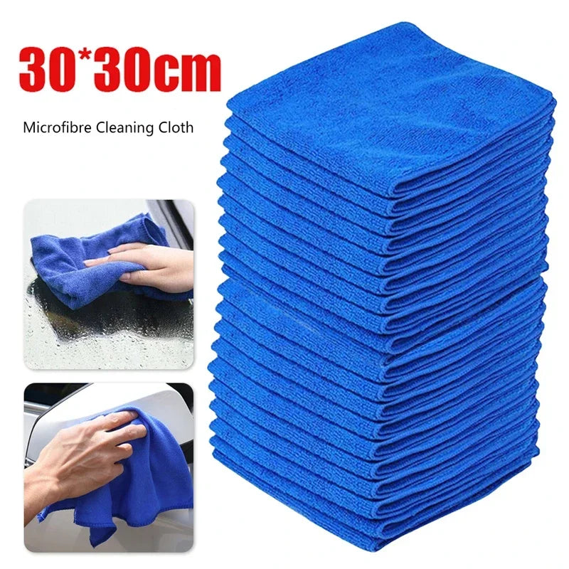 Microfiber Cleaning1-100pcs Cloth Lint-free, Strip-Free Reusable Cleaning Towels, Super Absorbent Cleaning Towels for RV Windows