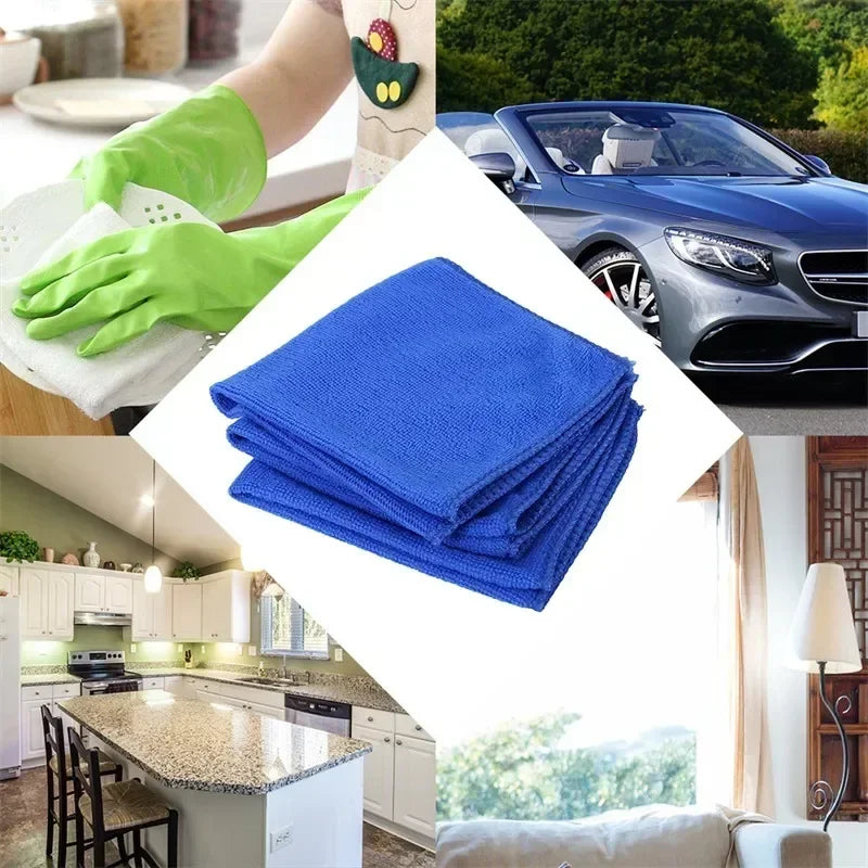 Microfiber Cleaning1-100pcs Cloth Lint-free, Strip-Free Reusable Cleaning Towels, Super Absorbent Cleaning Towels for RV Windows