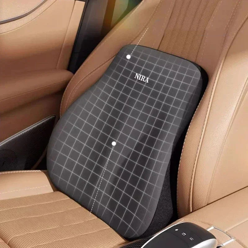 Memory Foam Car Universal Headrest Lumbar Cushion Back Cushion Lumbar Pillow Car Comfort Neck Pillow Car General Accessories