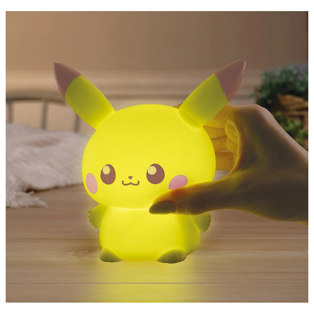 Original Takara Tomy Pokemon Poke Peace Puni Kyun Light Pikachu Piplup Cute Kawaii Night Light Good Gifts for Kids Girls Fans