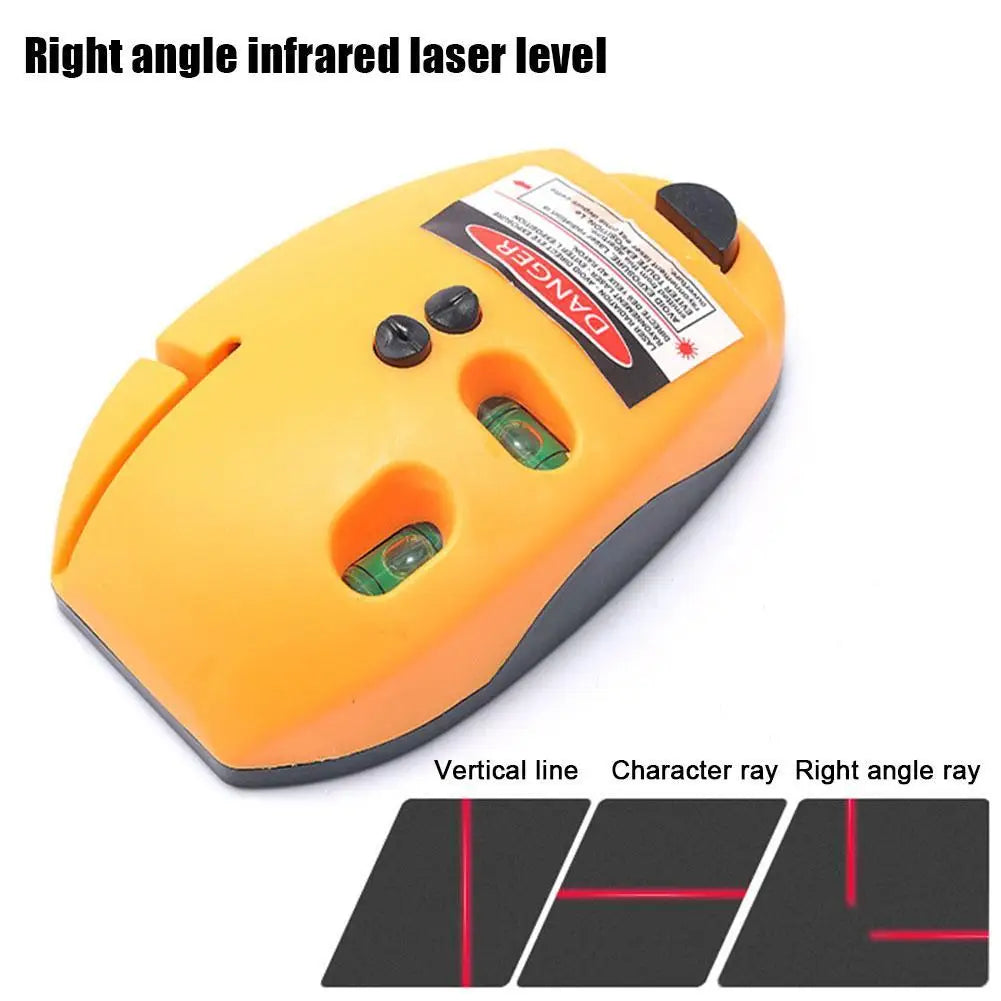 Right Angle 90 Degree Horizontal Vertical Laser Level Line Projection Square Level Laser Level Line Measurement Gauge For Wall