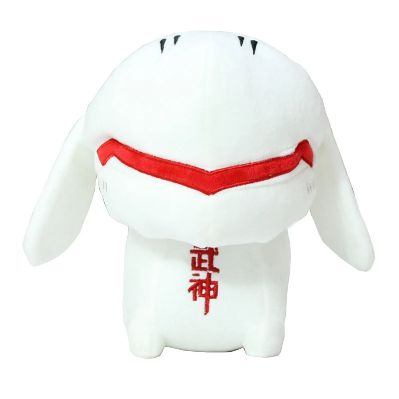 Overwatch Numbani Genji Cosplay Anime Plush 25CM Cute Stuffed Plushie Cartoon Pillows Christmas Gifts Boys Girls