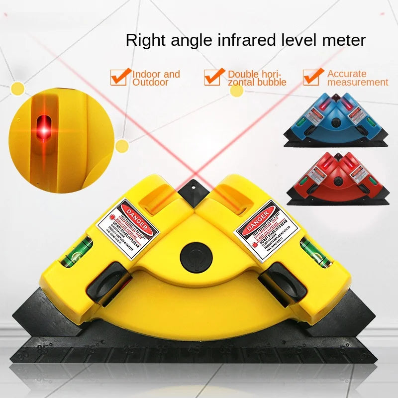 Tile laying 90 degree laser Angle line instrument  laying Right Angle ground instrument Tile laying tool  laser level