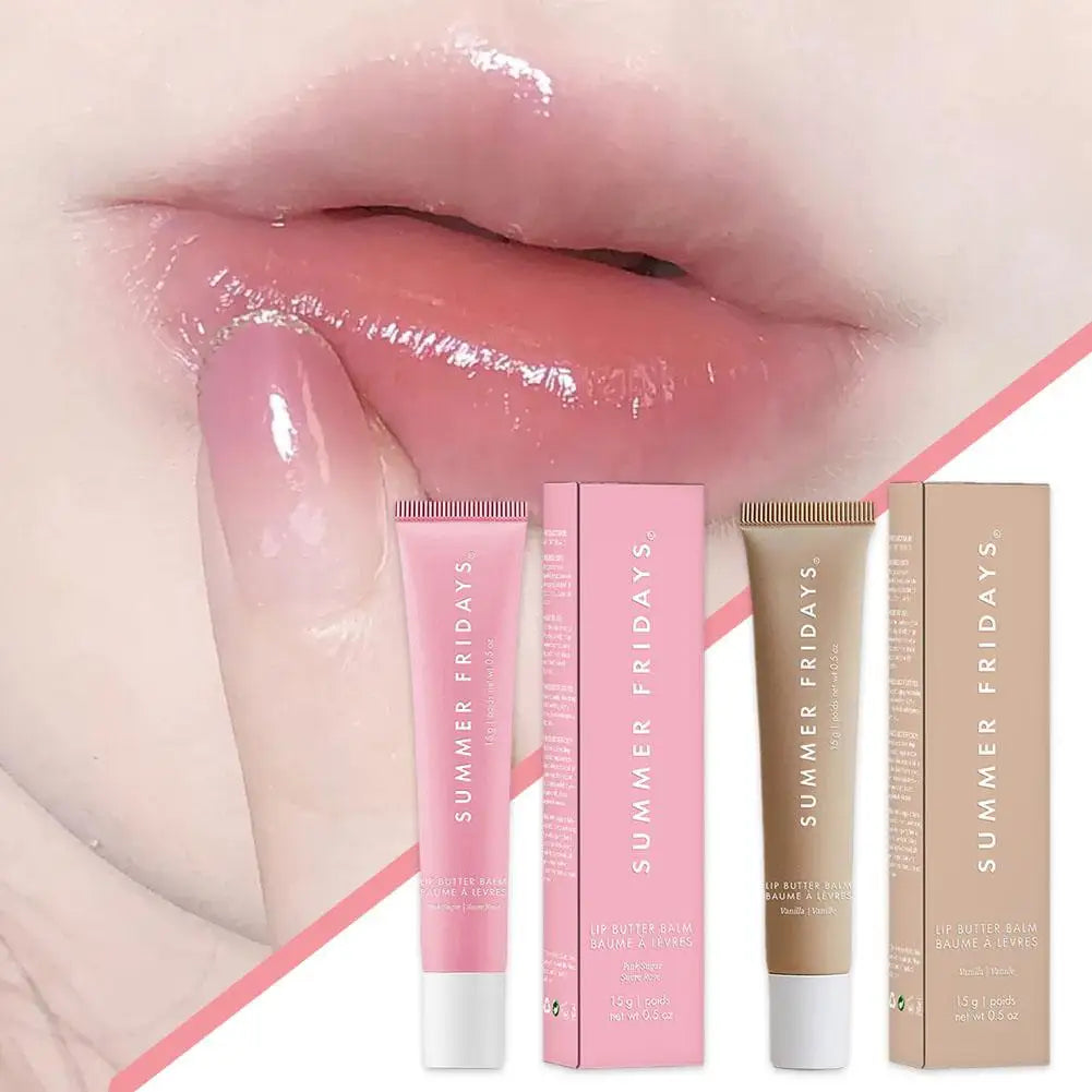 Summer Fridays Deep Moisturizing Lip Balm Glaze Smoothing Lip Lines, Long-Lasting Nourishment Lip Balm, Daily Makeup Lip Care