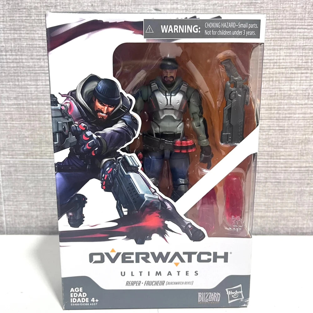 Hasbro Overwatch Figure Collections Genji Shimada Hanzo Cole Cassidy Lucio Reaper Sombra Tracer Model Toy Boy Gift