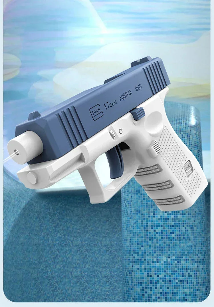 Summer Fully Water Gun Rechargeable Long-Range Continuous Firing Space Party Game Splashing Kids Toy Boy Gift