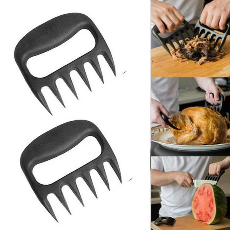 Bear Claw Meat Separator Meat Fork Shredder Barbecue Handle Kitchen Food Fork Meat Slicer BBQ Grill Meat Handler Kitchen Tools