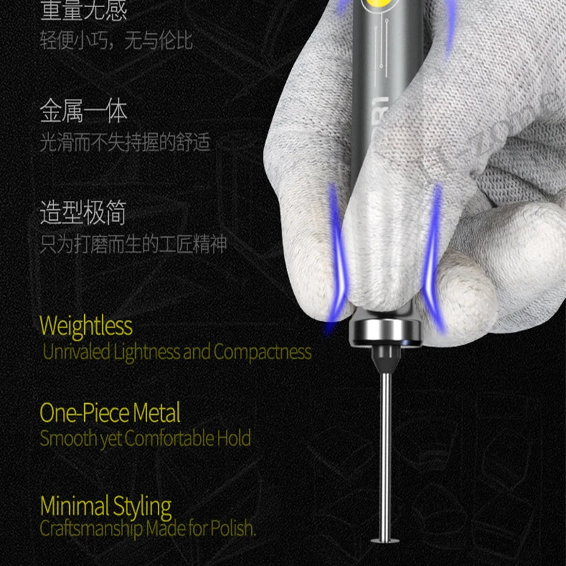 MECHANIC GDR1 Chip Polishing Pen Handheld IC Polish Tool MINI Electric Carving Pen Grinding Machine for Mobile Phone Repair