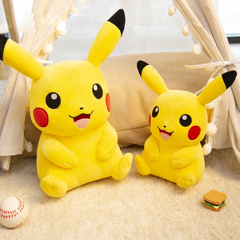 Kawaii Big Size Pokemon Pikachu Stuffed Toys Pikachu Plush Dolls Pikachu Peluche Pillow Xmas Gift For Kids Friends Boys