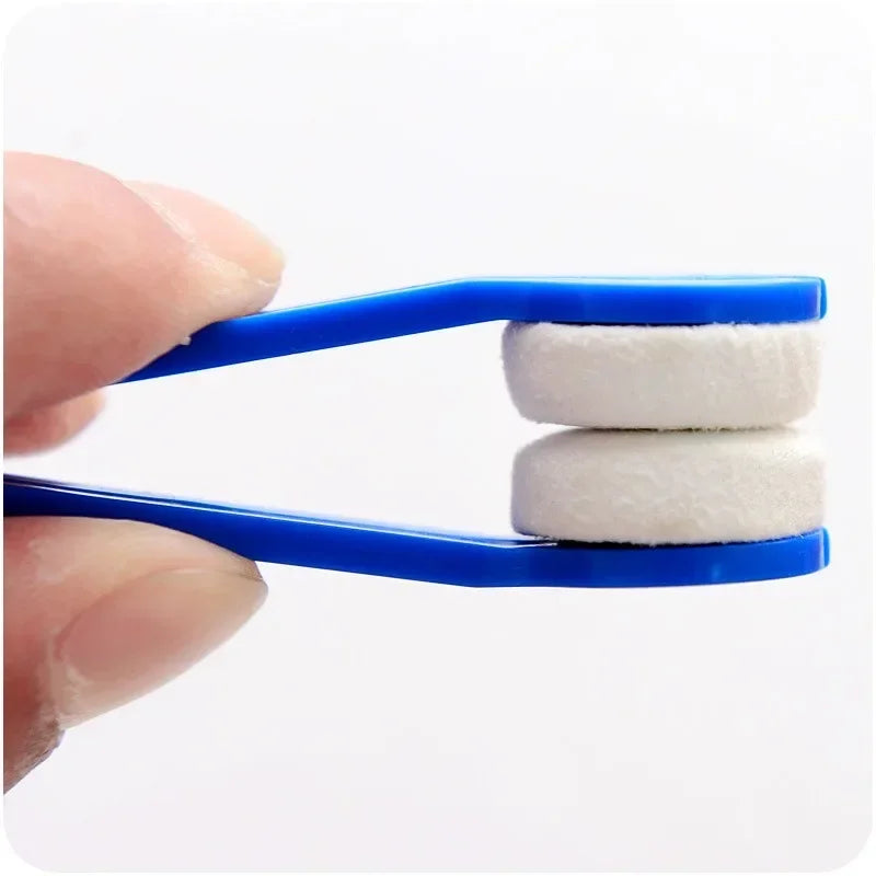 New Creative Two-side Glasses Brush Soft Microfiber Spectacles Cleaner Glasses Cleaner Rub Eyeglass Cleaning Brush Wiping Tool