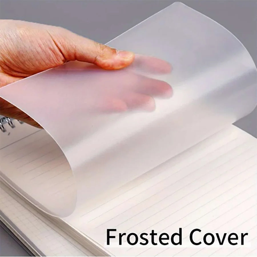 A4 A5 B5 Spiral book coil Notebook 120 Sheets 240 Pages Grid Notebook PP Cover