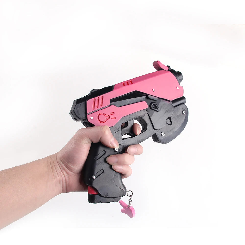 Sydanne Game Overwatch D.Va Props Gun Hana Song Dva Weapon Pistol Cosplay Props Accessories Christmas Halloween Party Toy