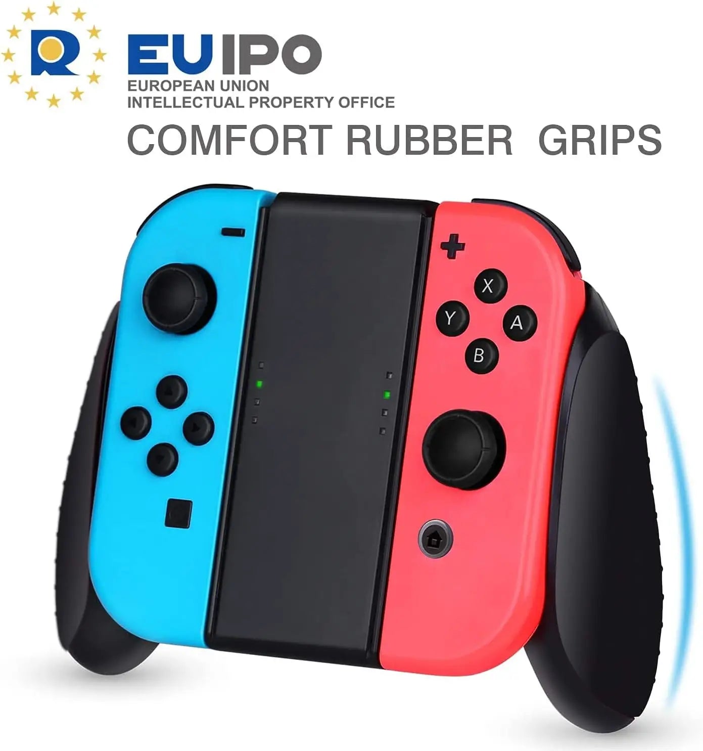 Grip Compatible with Nintendo Switch/Switch OLED Joy-Con, 3 Pack, Wear Resistant Game Switch Controller Handle Case Kit