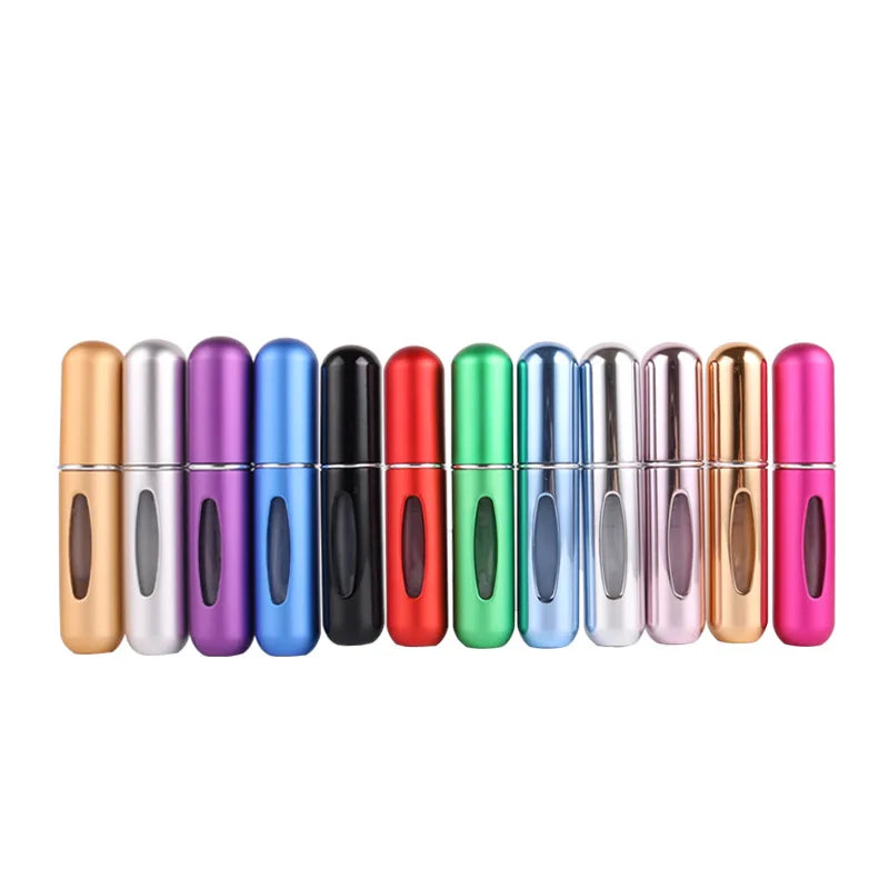 8ml/5ml Perfume Atomizer Portable Liquid Container For Cosmetics Traveling Mini Aluminum Spray alcochol Empty Refillable Bottle