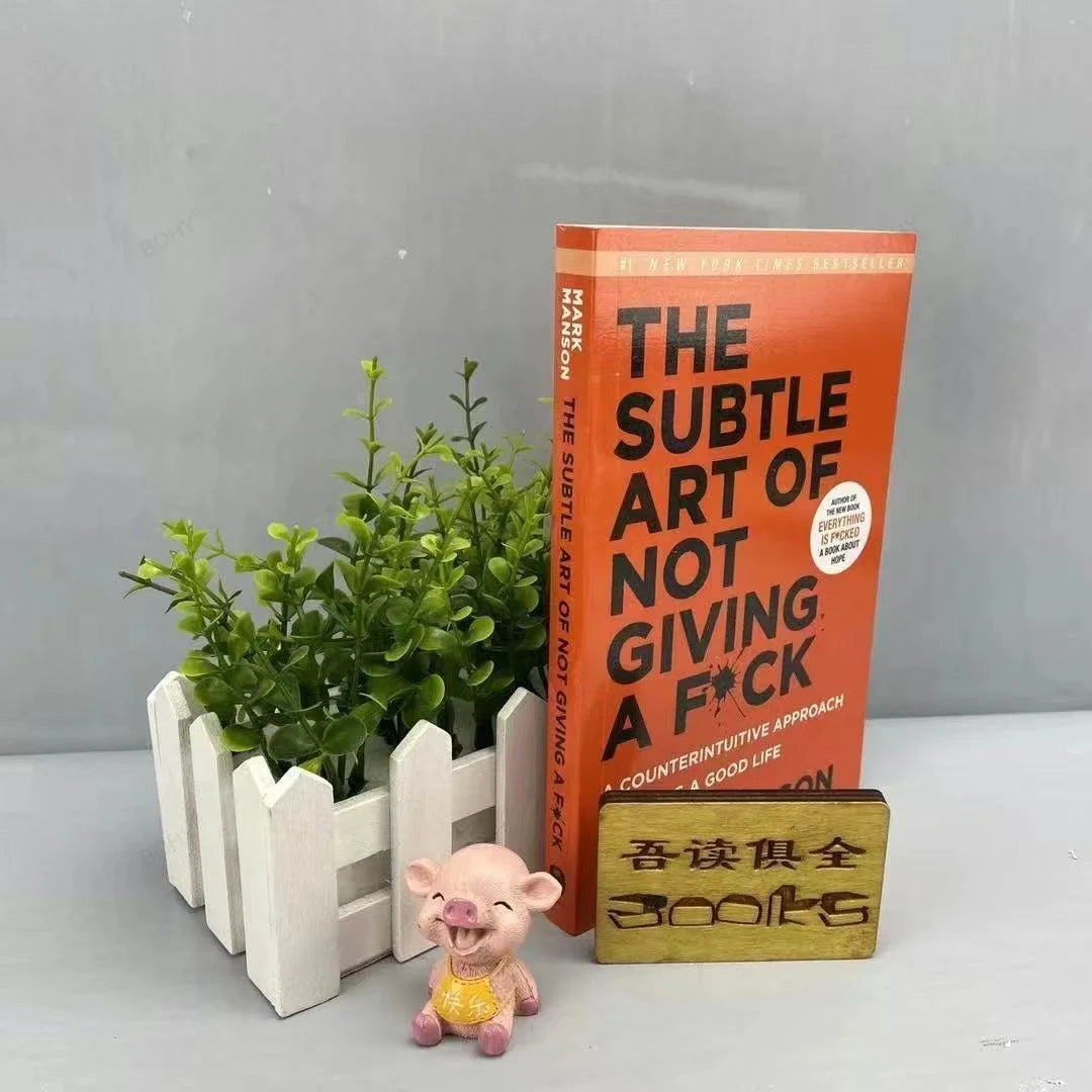 The Subtle Art of Not Giving A F*ck / Every Thing Is F*cked By Mark Manson Self Management Stress Relief Book