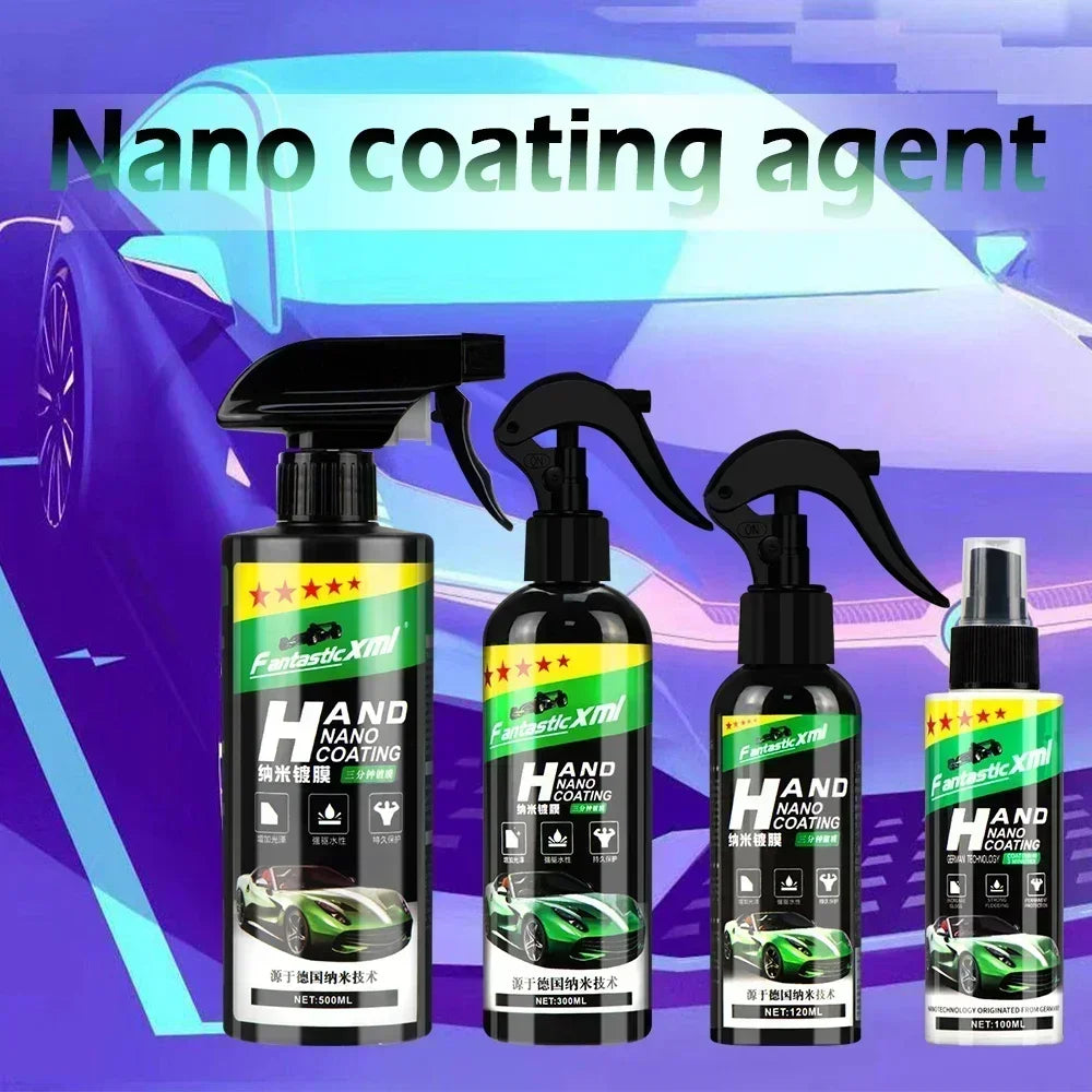 Nano Ceramic 500ml Car Coating Auto Detailing Products Liquid Spray Polish Wax Film Paint Care Protector Kit Accessories