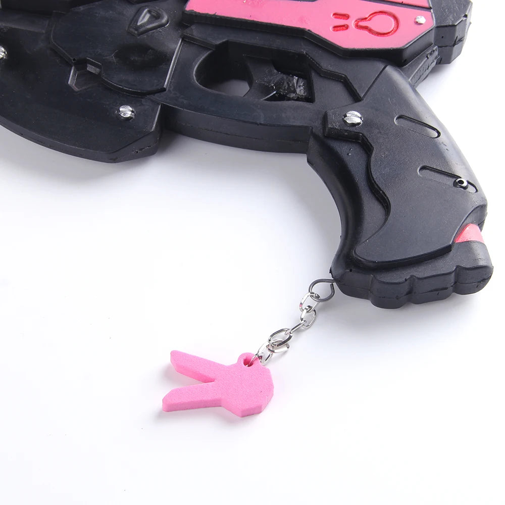 Sydanne Game Overwatch D.Va Props Gun Hana Song Dva Weapon Pistol Cosplay Props Accessories Christmas Halloween Party Toy