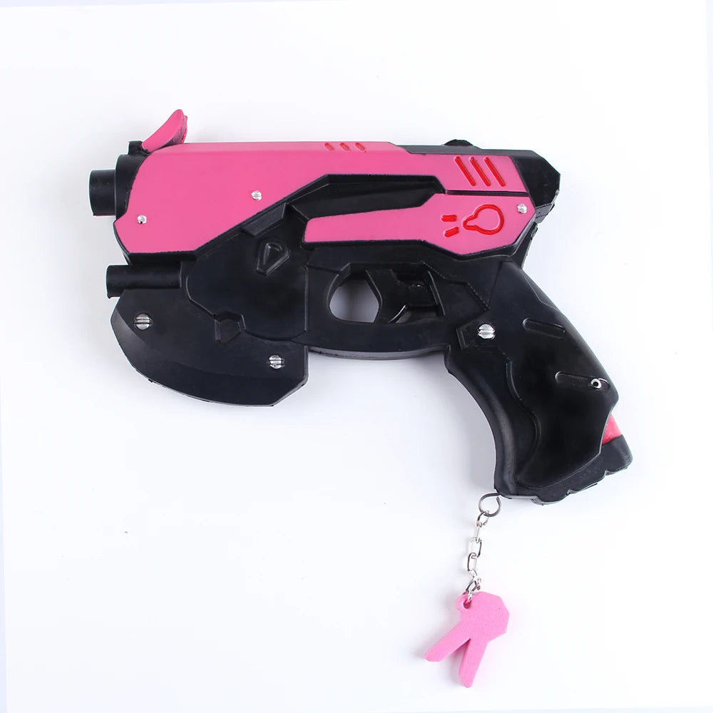 Sydanne Game Overwatch D.Va Props Gun Hana Song Dva Weapon Pistol Cosplay Props Accessories Christmas Halloween Party Toy