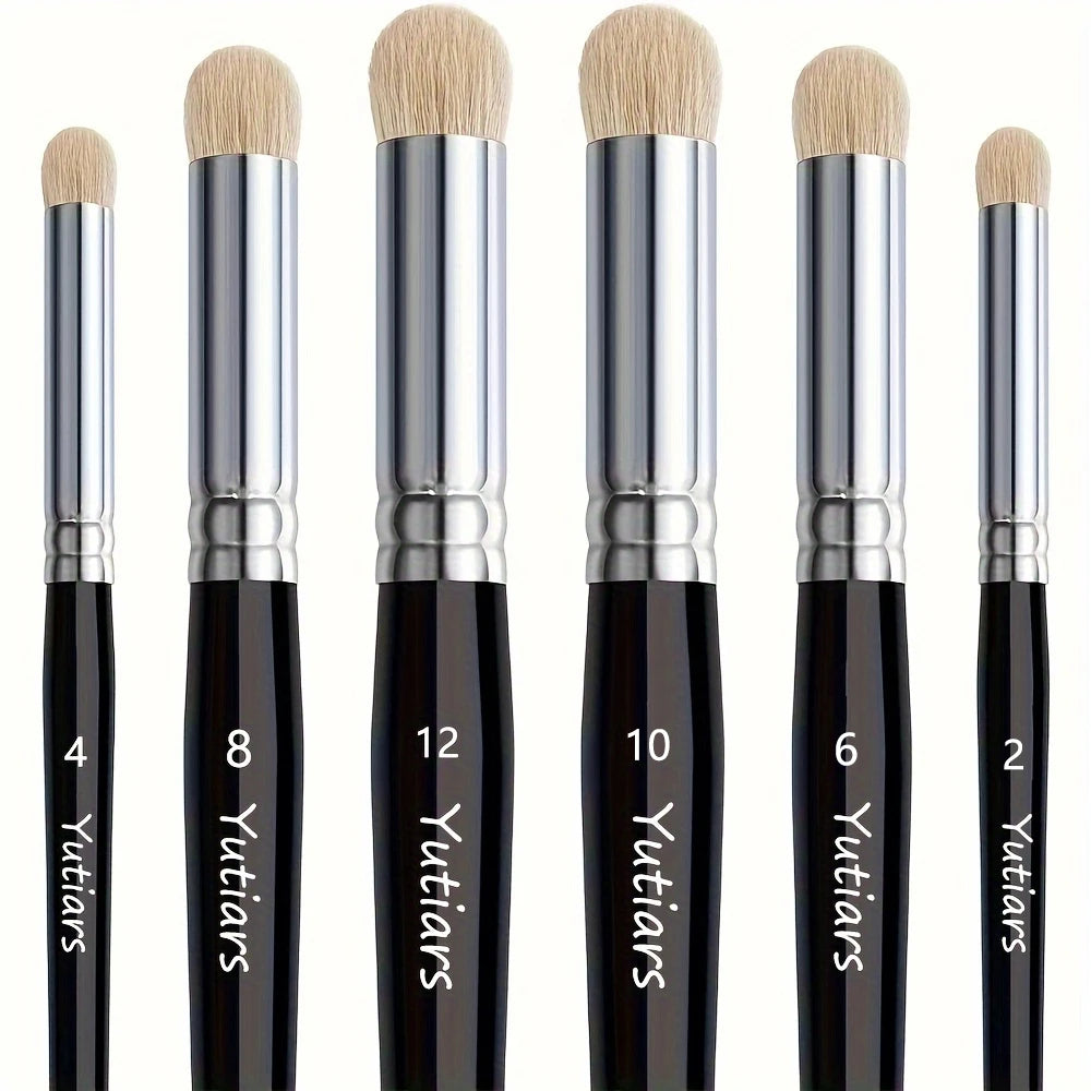 Paint Brush Set, Fine Detail Wood Handle Brushes for Miniature Art Painting, Acrylic, Watercolor - Micro Detailing & Drybrush