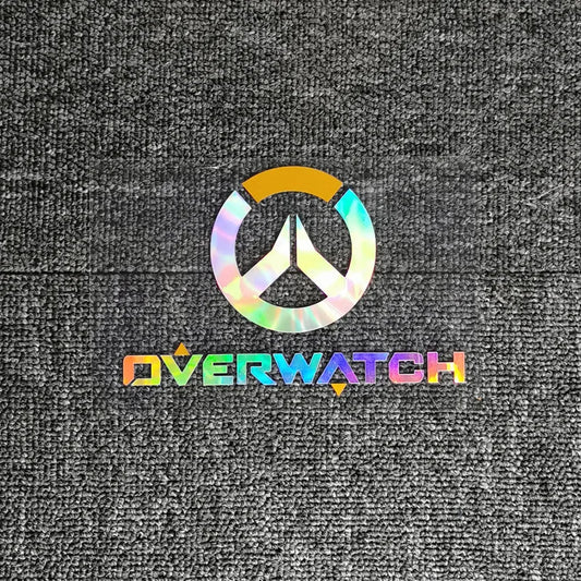 Car Stickers Overwatch OW Game Funny Reflective Decoration For Windshield Window Trunk Bumper Motorcycle Desktop Laptop Ipad D2