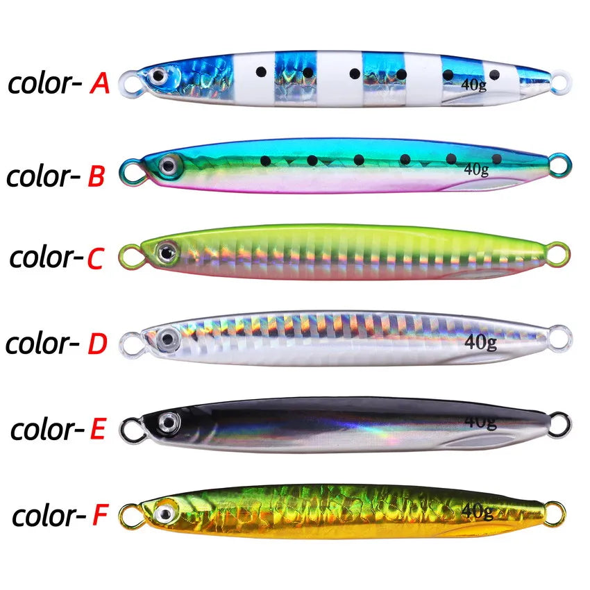 Jig Shore Jigging Spoon Casting Drag 7G 10G 14G 17G 21G 30G 40G SeaBass Lure Artificial Bait Fishing Gear