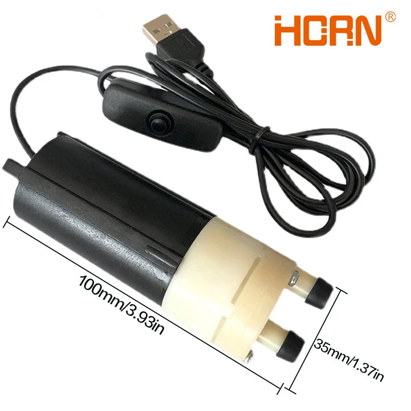 DIY High-Flow Electric Wine Pump USB Interface Peristaltic Pump Miniature Dosing Pump Peristaltic Hose Pump Electric Water Pump