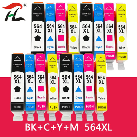 564XL Compatible Ink Cartridge HP564XL Replacement for HP564 4610 4620 B210 5520 3520 5510 B110a C410 B109 C310 7510 6520