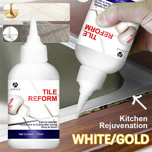 Repair Agent Waterproof White Gold Ceramic Tile Filling Beauty Seam Floor Sealant Tile Repair Porcelain Tiles Flooring Cleaner