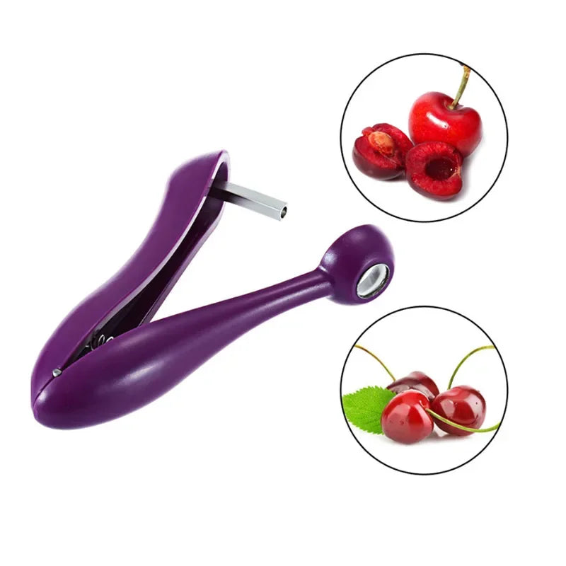 New 5'' Cherry Fruit Kitchen Pitter Remover Olive Corer Seed Remove Pit Tool Gadge Vegetable Salad Tools For Cooking Accessories