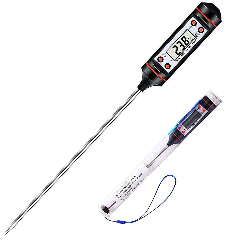 Digital Meat Thermometer Cooking Food Kitchen BBQ Probe Water Milk Oil Liquid Oven Digital Temperaure Sensor Meter Thermocouple