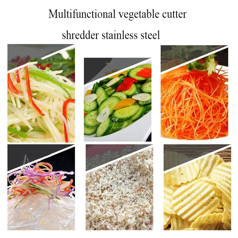 Multifunctional Vegetables Box Grater Stainless Steel 6 Sides Slicer Shredders Manual Cheese Potato Graters Kitchen Accessories